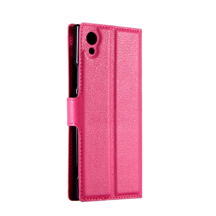 For Sony Xperia Z6 Litchi Texture Horizontal Flip Leather Case with Magnetic Buckle & Holder & Card Slots & Wallet