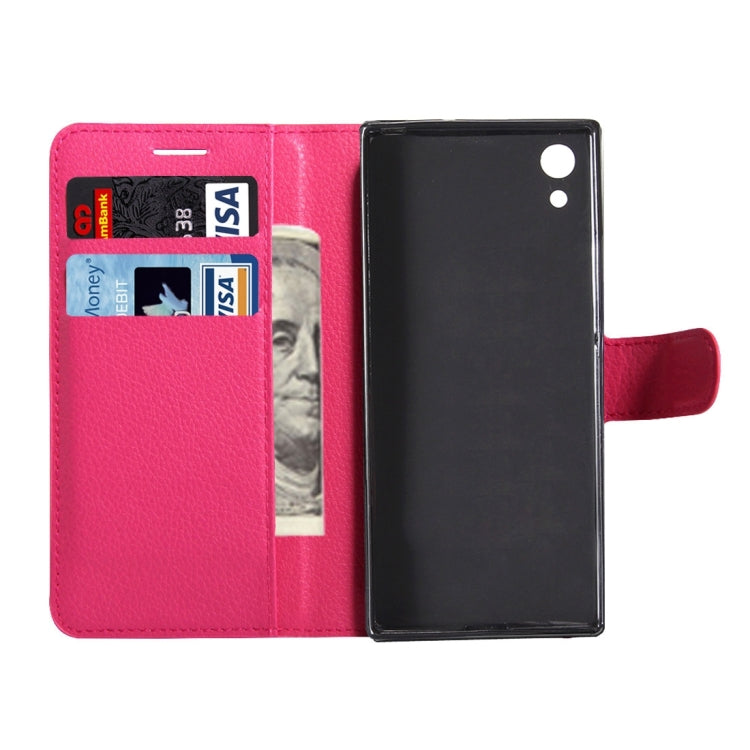 For Sony Xperia Z6 Litchi Texture Horizontal Flip Leather Case with Magnetic Buckle & Holder & Card Slots & Wallet
