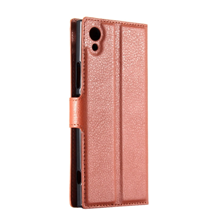 For Sony Xperia Z6 Litchi Texture Horizontal Flip Leather Case with Magnetic Buckle & Holder & Card Slots & Wallet