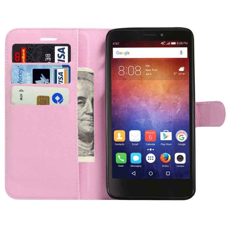 For Huawei Ascend XT / H1611 Litchi Texture Horizontal Flip Leather Case with Magnetic Buckle & Holder & Card Slots & Wallet