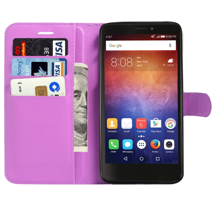 For Huawei Ascend XT / H1611 Litchi Texture Horizontal Flip Leather Case with Magnetic Buckle & Holder & Card Slots & Wallet