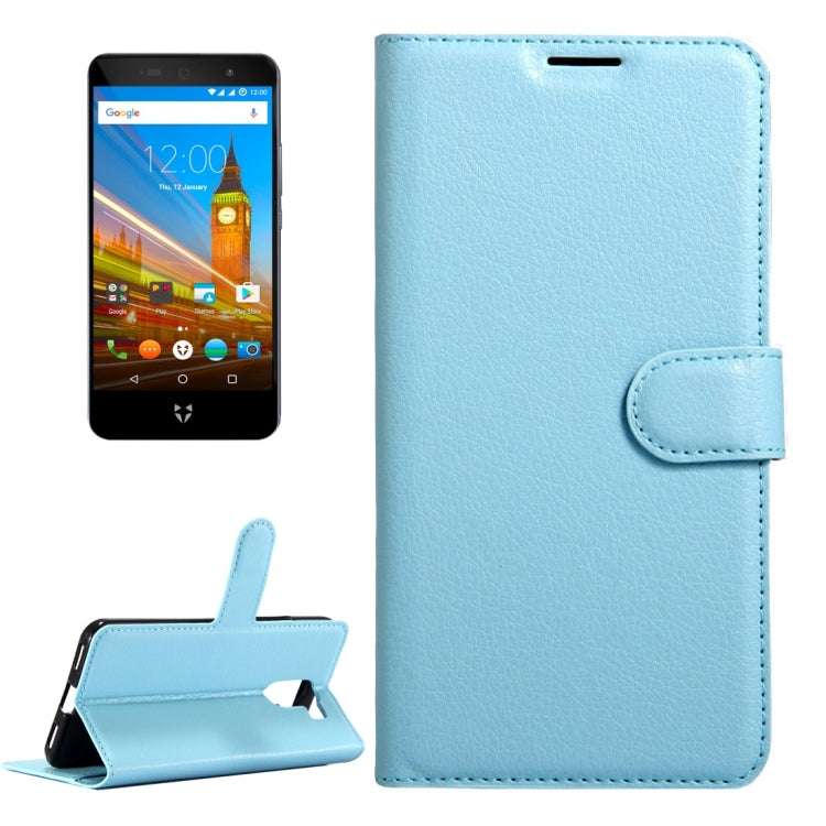 For Wileyfox Swift 2 & Wileyfox Swift 2 Plus (5.0) Litchi Texture Horizontal Flip Leather Case with Magnetic Buckle & Holder & Card Slots & Wallet