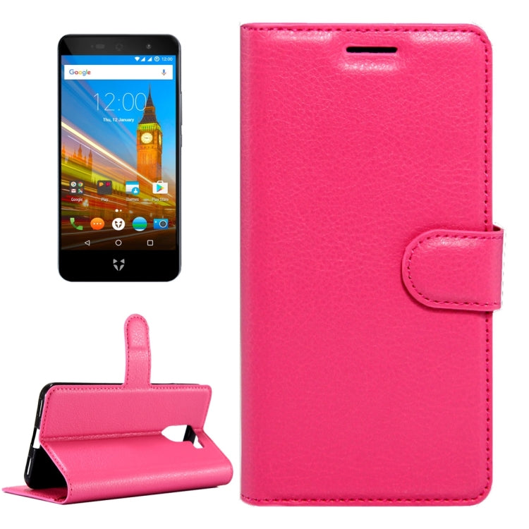 For Wileyfox Swift 2 & Wileyfox Swift 2 Plus (5.0) Litchi Texture Horizontal Flip Leather Case with Magnetic Buckle & Holder & Card Slots & Wallet