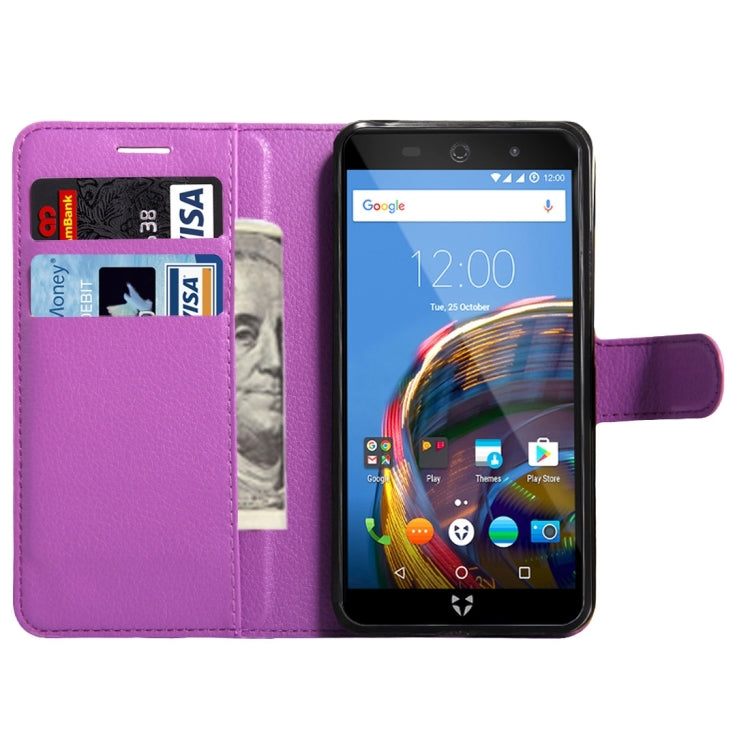 For Wileyfox Swift 2 & Wileyfox Swift 2 Plus (5.0) Litchi Texture Horizontal Flip Leather Case with Magnetic Buckle & Holder & Card Slots & Wallet