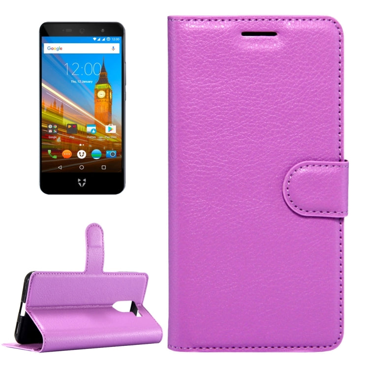 For Wileyfox Swift 2 & Wileyfox Swift 2 Plus (5.0) Litchi Texture Horizontal Flip Leather Case with Magnetic Buckle & Holder & Card Slots & Wallet