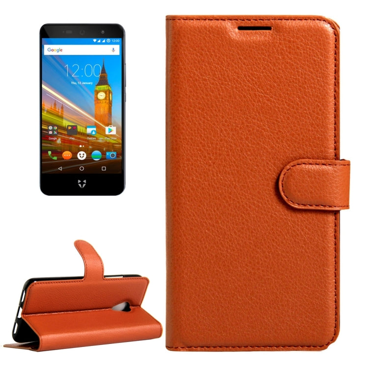 For Wileyfox Swift 2 & Wileyfox Swift 2 Plus (5.0) Litchi Texture Horizontal Flip Leather Case with Magnetic Buckle & Holder & Card Slots & Wallet