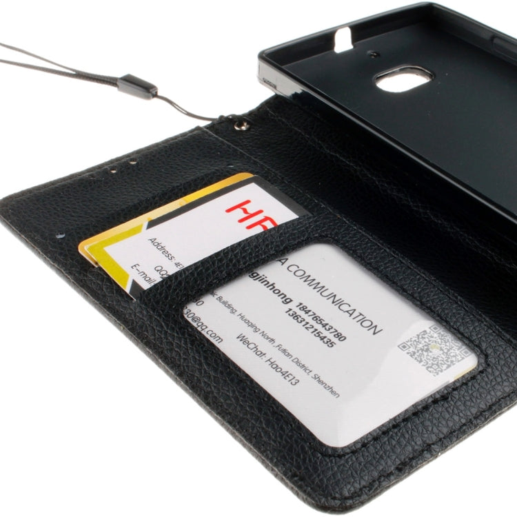 For Nokia Lumia 930 Litchi Texture Horizontal Flip Leather Case with Holder & Card Slots & Wallet & Photo Frame & Lanyard