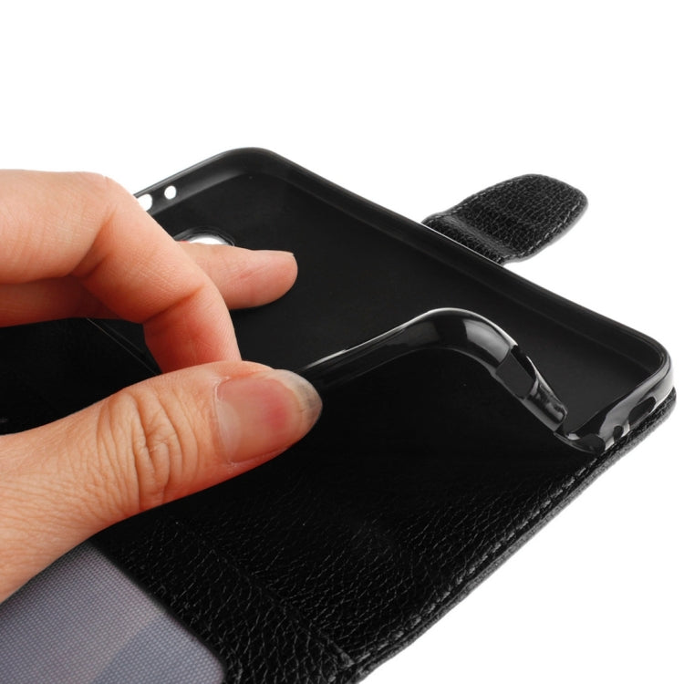 For Nokia Lumia 930 Litchi Texture Horizontal Flip Leather Case with Holder & Card Slots & Wallet & Photo Frame & Lanyard