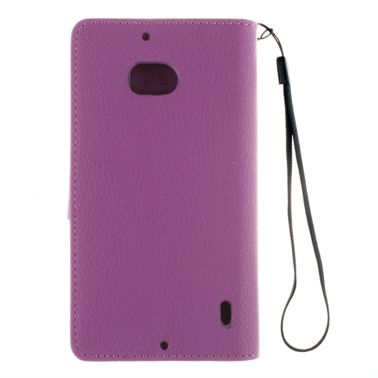 For Nokia Lumia 930 Litchi Texture Horizontal Flip Leather Case with Holder & Card Slots & Wallet & Photo Frame & Lanyard