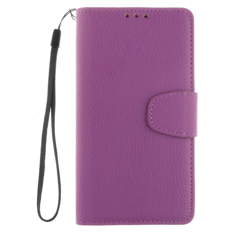 For Nokia Lumia 730 Litchi Texture Horizontal Flip Leather Case with Holder & Card Slots & Wallet & Photo Frame & Lanyard