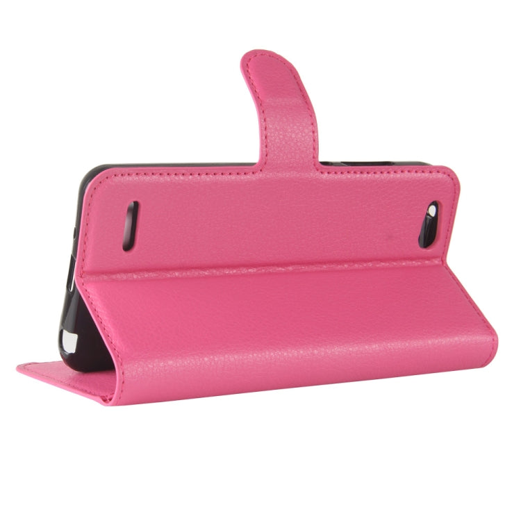 For ZTE Tempo X / N9137 Litchi Texture Horizontal Flip Leather Case with Holder & Card Slots & Wallet