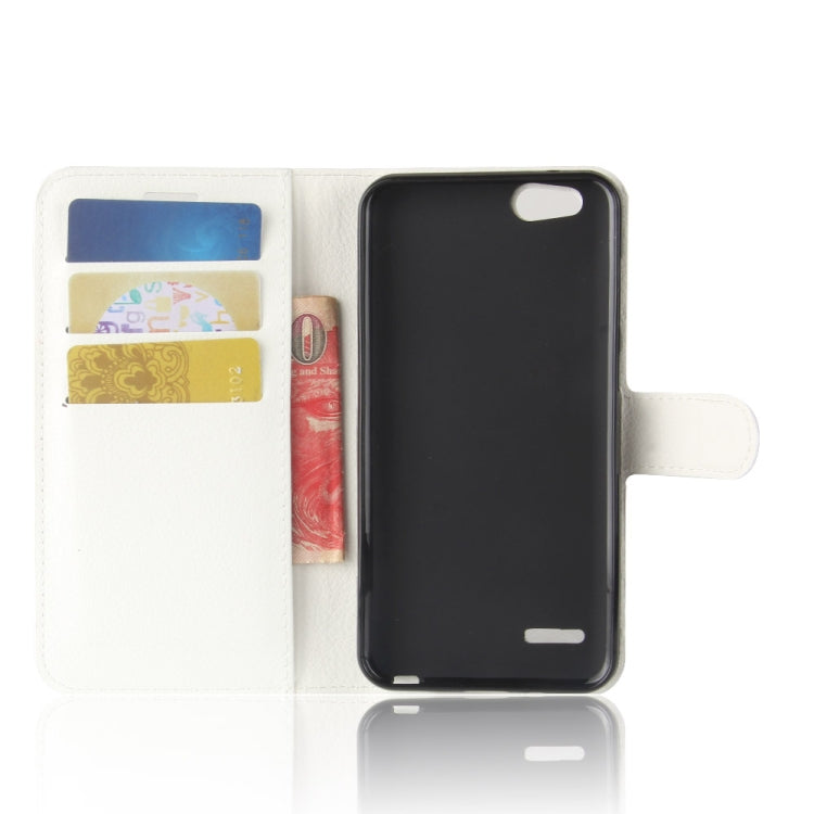 For ZTE Tempo X / N9137 Litchi Texture Horizontal Flip Leather Case with Holder & Card Slots & Wallet