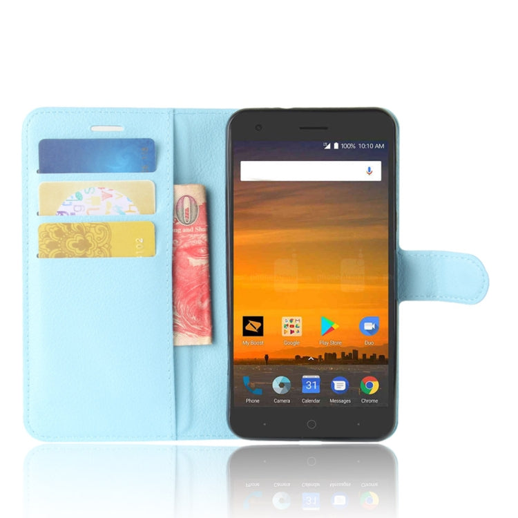ZTE Blade Force / N9517 Litchi Texture Horizontal Flip Leather Case with Holder & Card Slots & Wallet