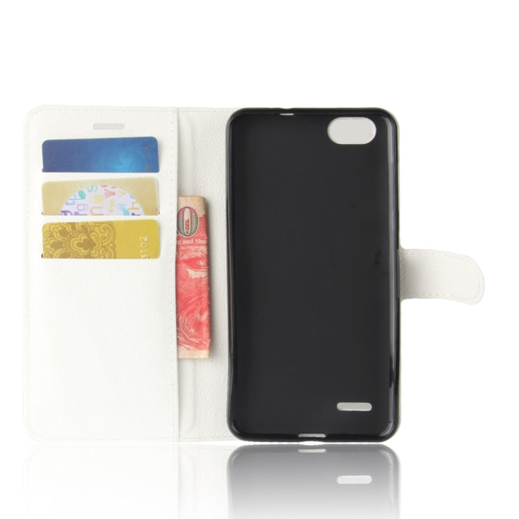 ZTE Blade Force / N9517 Litchi Texture Horizontal Flip Leather Case with Holder & Card Slots & Wallet