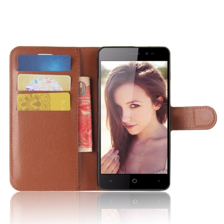 For LEAGOO Z5 lite (MPH0366) Litchi Texture Horizontal Flip Leather Case with Holder & Card Slots & Wallet