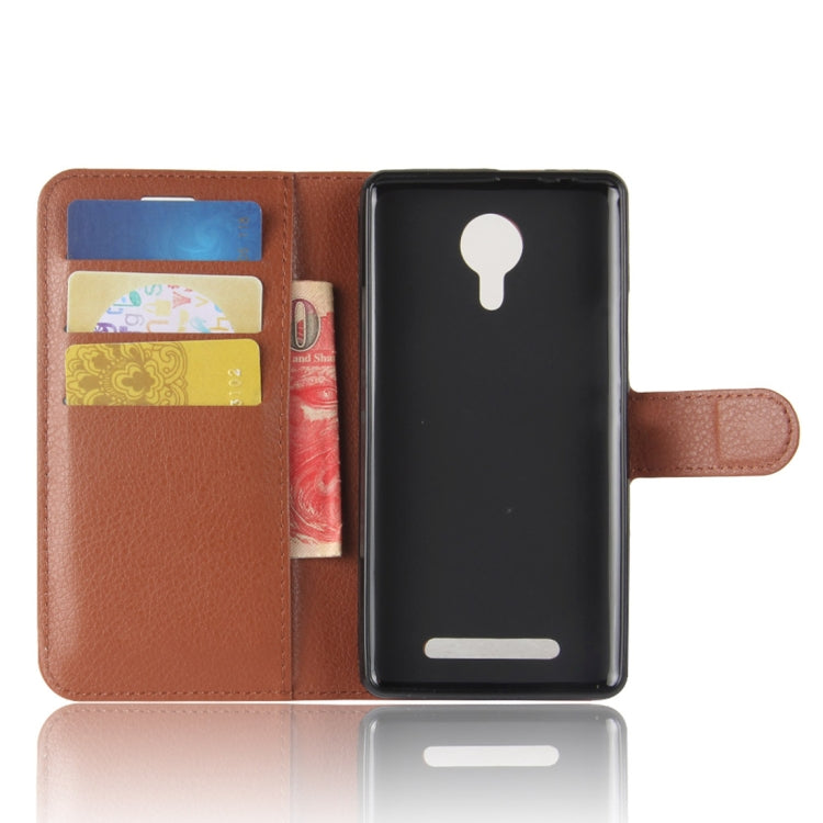 For LEAGOO Z5 lite (MPH0366) Litchi Texture Horizontal Flip Leather Case with Holder & Card Slots & Wallet