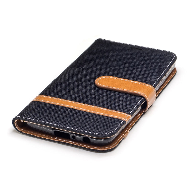 For Motorola Moto G5 Plus Denim Texture Leather Case with Holder & Card Slots & Wallet & Lanyard