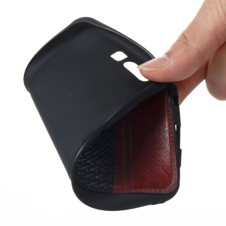 For Huawei P10 Electroplating Knit Texture TPU Paste Skin Protective Case