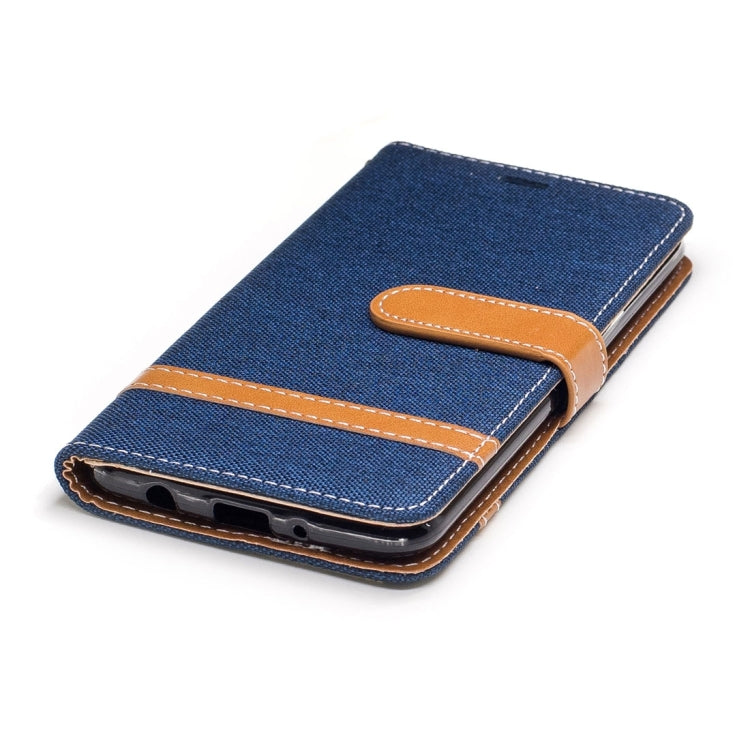 For LG K8 (2017) (EU Version) Denim Texture Leather Case with Holder & Card Slots & Wallet & Lanyard