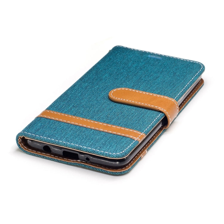 For LG K8 (2017) (EU Version) Denim Texture Leather Case with Holder & Card Slots & Wallet & Lanyard