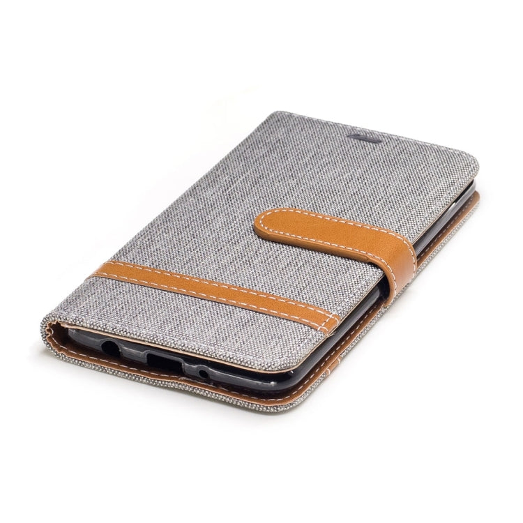 For LG K8 (2017) (EU Version) Denim Texture Leather Case with Holder & Card Slots & Wallet & Lanyard