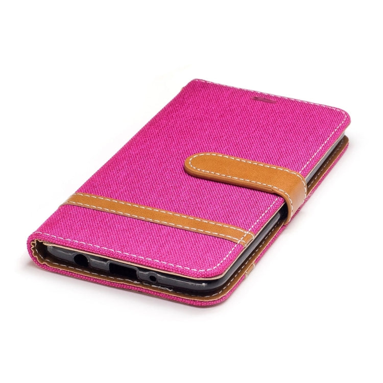 For LG K8 (2017) (EU Version) Denim Texture Leather Case with Holder & Card Slots & Wallet & Lanyard