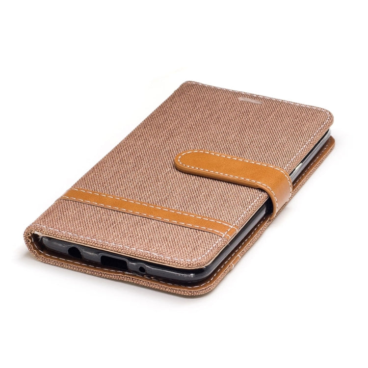 For LG K8 (2017) (EU Version) Denim Texture Leather Case with Holder & Card Slots & Wallet & Lanyard