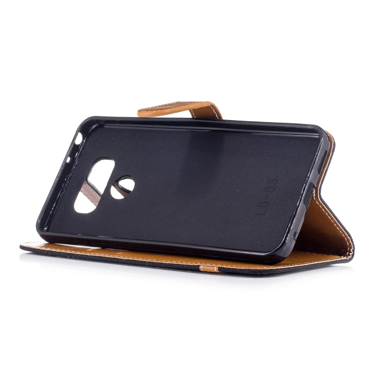 For LG G6 Denim Texture Leather Case with Holder & Card Slots & Wallet & Lanyard