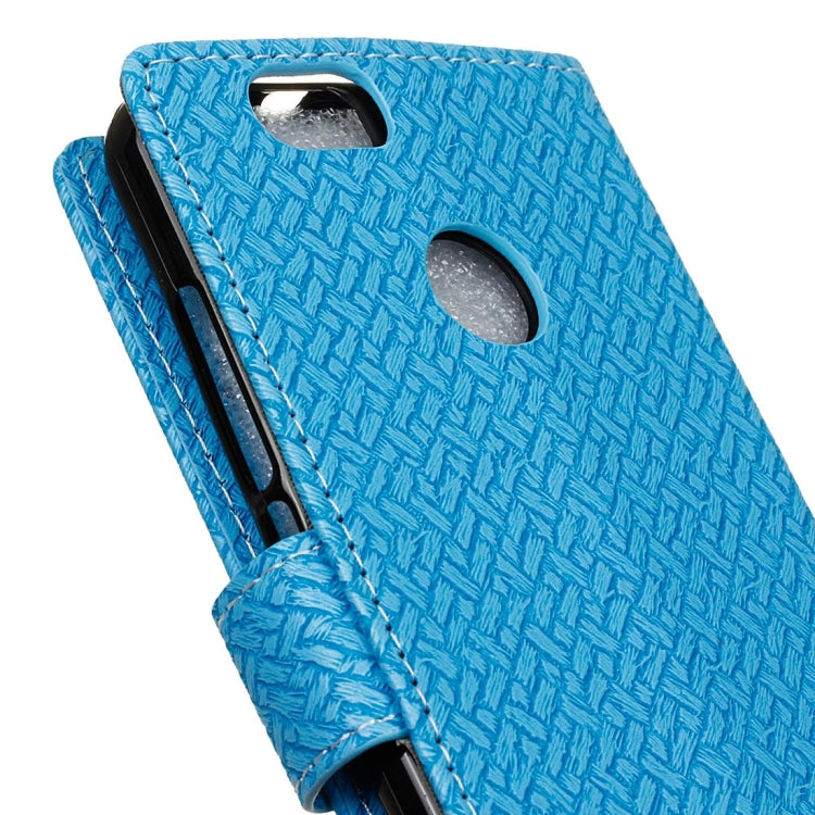 For Huawei nova Weaving Texture Horizontal Flip PU Leather Case with Holder & Card Slots & Wallet & Photo Frame