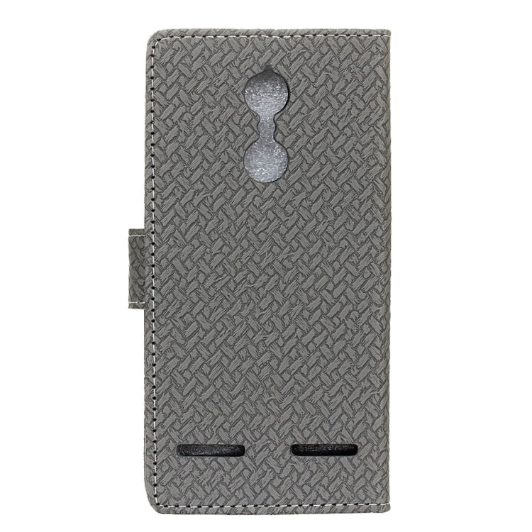 For Lenovo K6 / K6 Power Weaving Texture Horizontal Flip PU Leather Case with Holder & Card Slots & Wallet & Photo Frame
