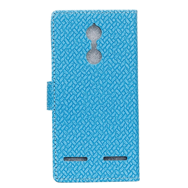 For Lenovo K6 / K6 Power Weaving Texture Horizontal Flip PU Leather Case with Holder & Card Slots & Wallet & Photo Frame