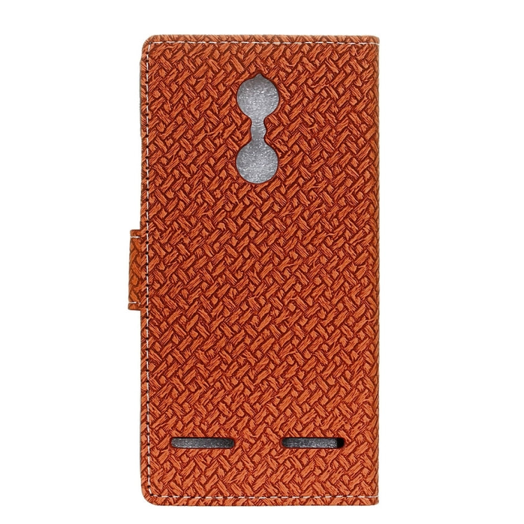 For Lenovo K6 / K6 Power Weaving Texture Horizontal Flip PU Leather Case with Holder & Card Slots & Wallet & Photo Frame