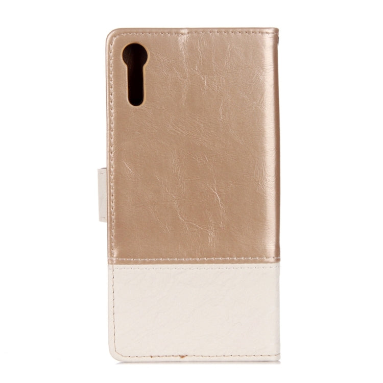 For Sony Xperia XZ & XZS Lace Stitching Leather Case with Card Slots & Holder & Wallet