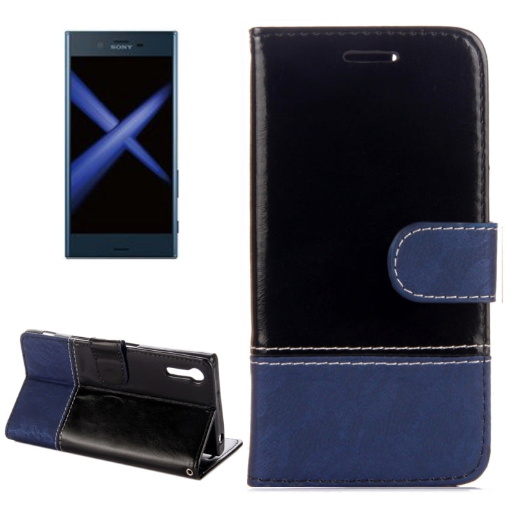 For Sony Xperia XZ & XZS Lace Stitching Leather Case with Card Slots & Holder & Wallet