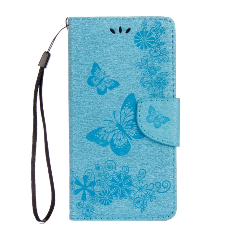 For Motorola Moto G5 Plus Pressed Flowers Butterfly Pattern Horizontal Flip Leather Case with Holder & Card Slots & Wallet