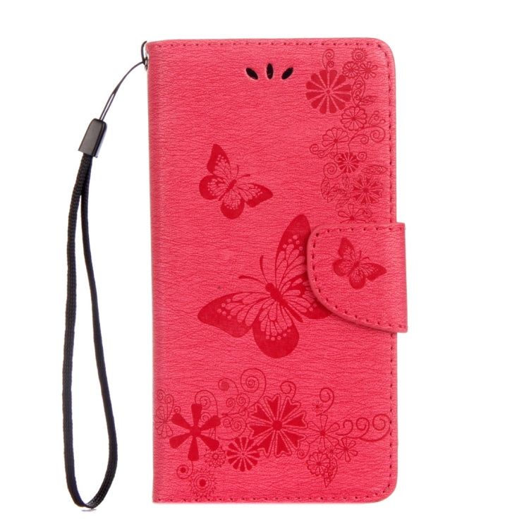 For Motorola Moto G5 Plus Pressed Flowers Butterfly Pattern Horizontal Flip Leather Case with Holder & Card Slots & Wallet