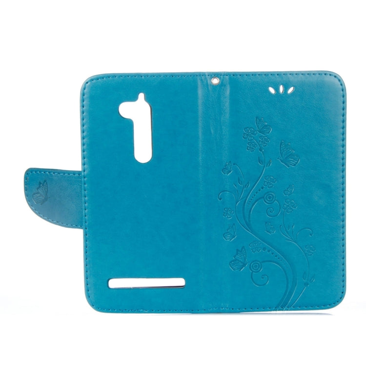 For ASUS Zenfone Go ZB500KL Pressed Flowers Pattern Horizontal Flip Leather Case with Holder & Card Slots & Wallet