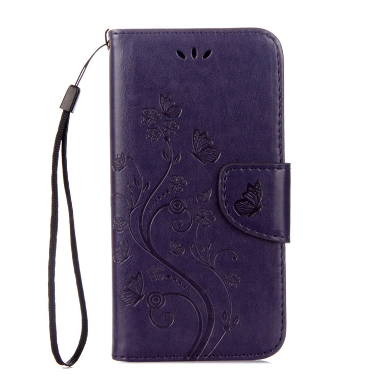 For ASUS Zenfone Go ZB500KL Pressed Flowers Pattern Horizontal Flip Leather Case with Holder & Card Slots & Wallet