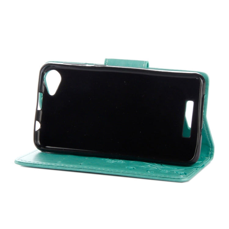 For Wiko Lenny3 Max Pressed Flowers Pattern Horizontal Flip Leather Case with Holder & Card Slots & Wallet