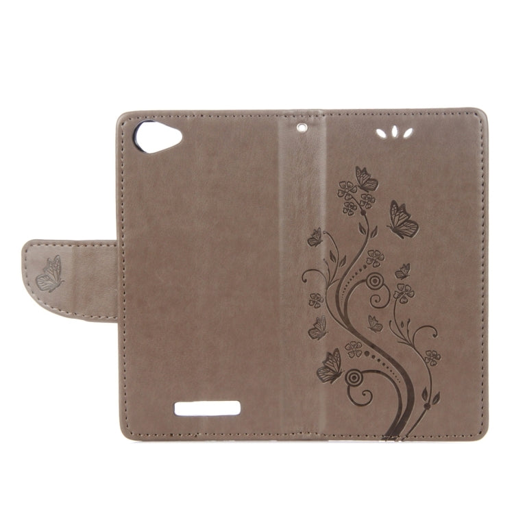 For Wiko Lenny3 Max Pressed Flowers Pattern Horizontal Flip Leather Case with Holder & Card Slots & Wallet