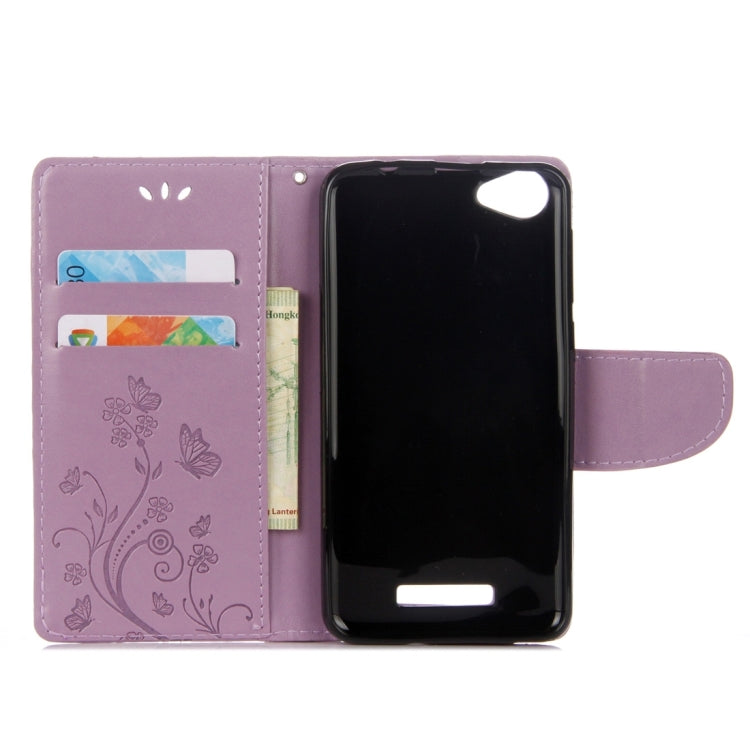 For Wiko Lenny3 Max Pressed Flowers Pattern Horizontal Flip Leather Case with Holder & Card Slots & Wallet