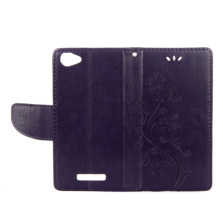 For Wiko Lenny3 Max Pressed Flowers Pattern Horizontal Flip Leather Case with Holder & Card Slots & Wallet