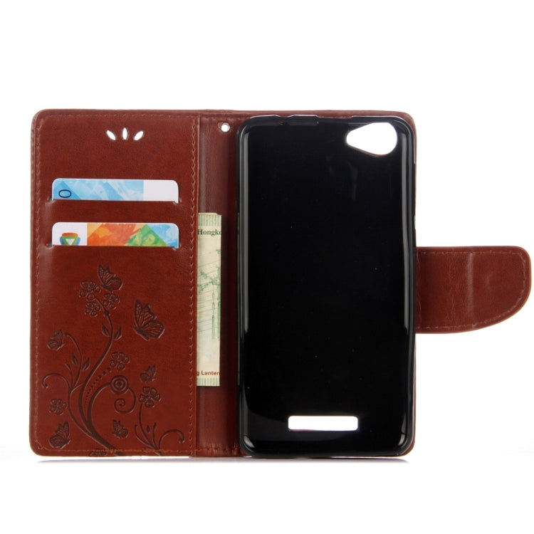 For Wiko Lenny3 Max Pressed Flowers Pattern Horizontal Flip Leather Case with Holder & Card Slots & Wallet