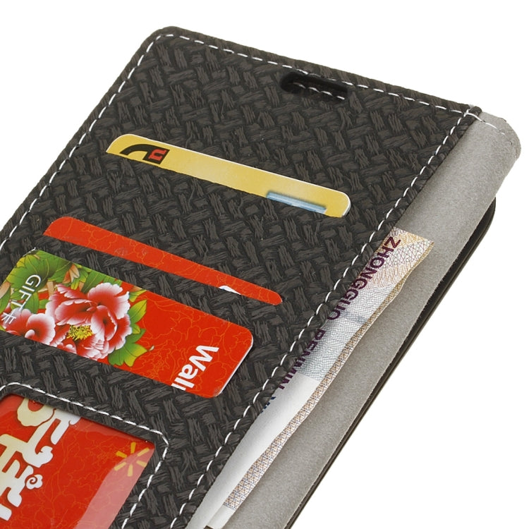 For Wiko JERRY MAX & LENNY3 MAX Horizontal Flip Weave Leather Case with Holder & Card Slots & Wallet
