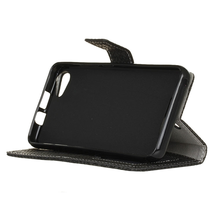For Wiko JERRY MAX & LENNY3 MAX Horizontal Flip Weave Leather Case with Holder & Card Slots & Wallet