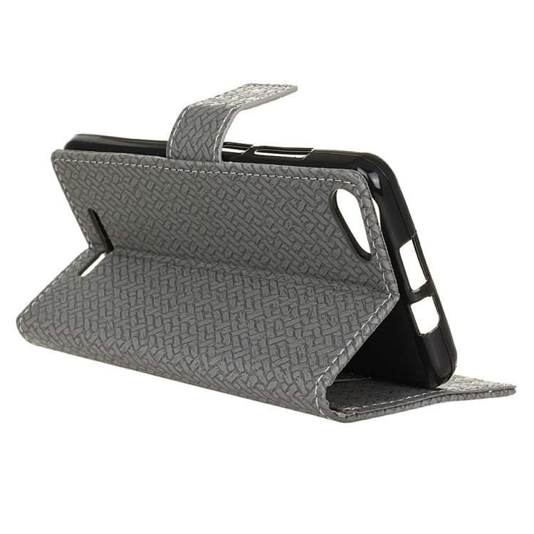 For Wiko JERRY MAX & LENNY3 MAX Horizontal Flip Weave Leather Case with Holder & Card Slots & Wallet