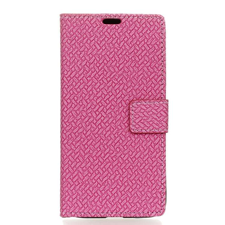 For Wiko JERRY MAX & LENNY3 MAX Horizontal Flip Weave Leather Case with Holder & Card Slots & Wallet