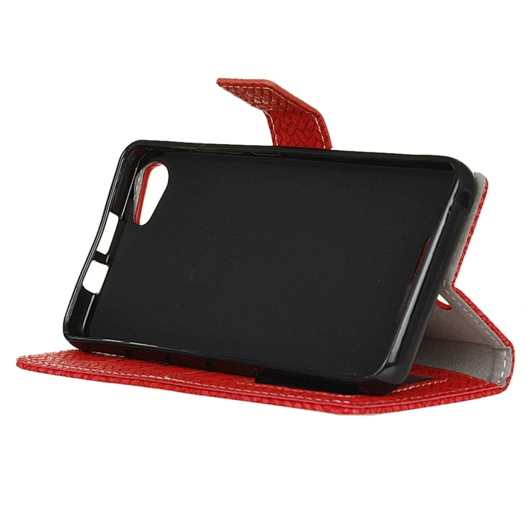 For Wiko JERRY MAX & LENNY3 MAX Horizontal Flip Weave Leather Case with Holder & Card Slots & Wallet