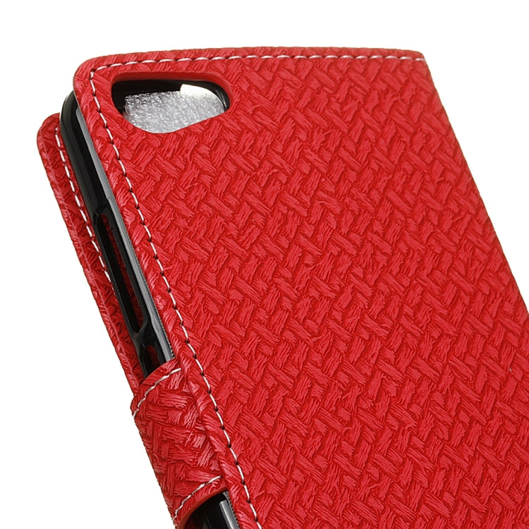 For Wiko JERRY MAX & LENNY3 MAX Horizontal Flip Weave Leather Case with Holder & Card Slots & Wallet