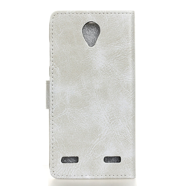 For ZTE Blade A520 Retro Crazy Horse Texture Horizontal Flip Leather Case with Holder & Card Slots